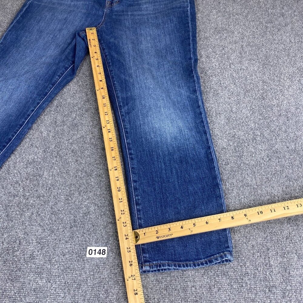 Madewell Jeans Womens 32 Perfect Vintage Crop High Waist Button Fly Medium Wash - Picture 9 of 10